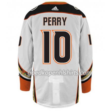 Anaheim Ducks COREY PERRY 10 Adidas Wit Authentic Shirt - Mannen